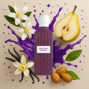 Ibrahim al qurashi perfume Purple Heart Diamond 150ml EDP, luxury Long Lasting Perfume For Women, Perfume For men, Refreshing scent