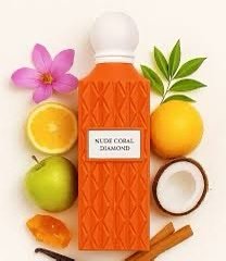 IBRAHEEM AL.QURASHI Nude Coral Diamond Perfume - Luxury Eau de Parfum with Warm Sunset Touch, 150 ml